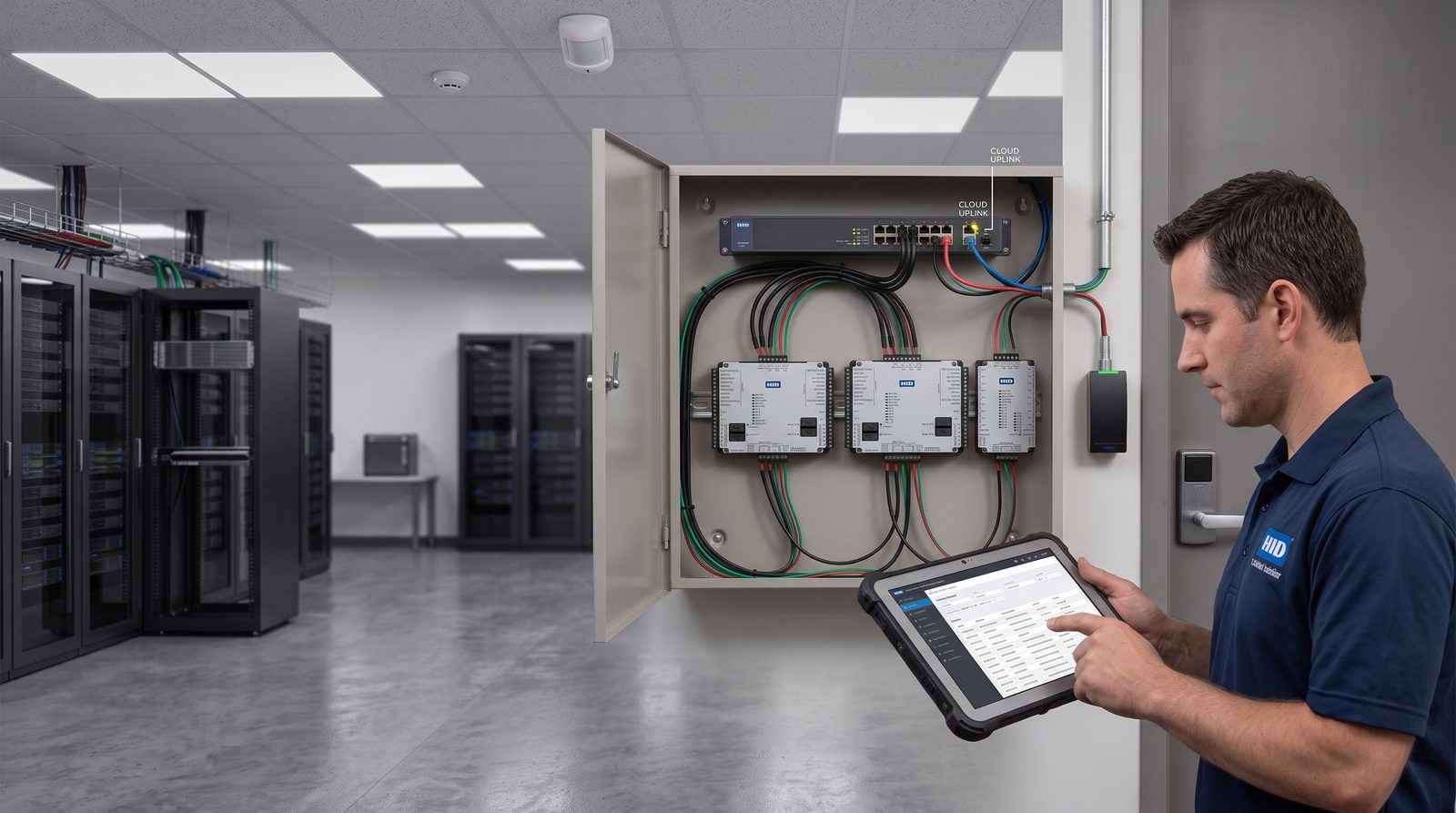 HID Aero IP-based door access controller panel - Tektronix Technologies Saudi Arabia